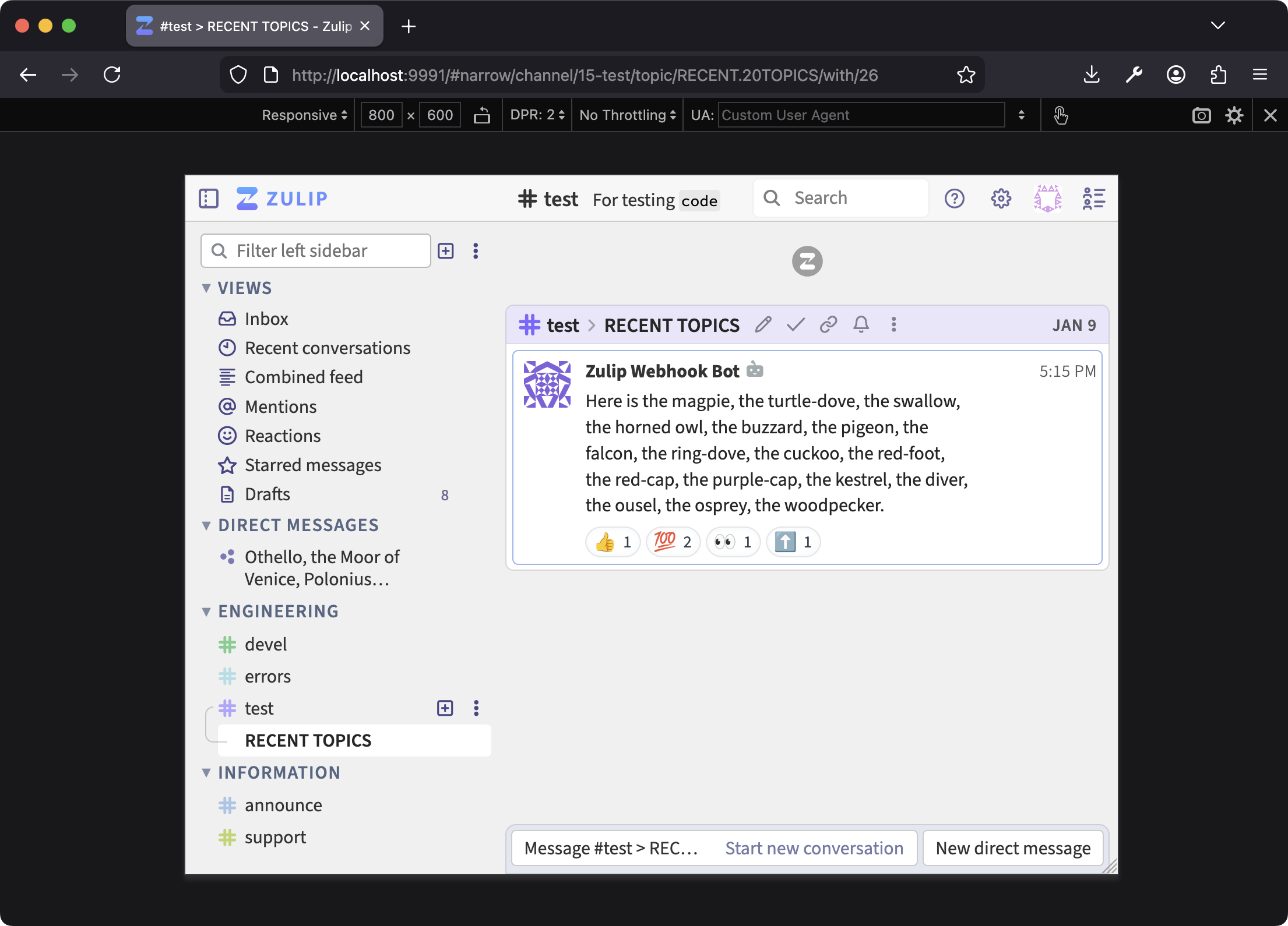 Firefox in opened wider to show sidebar