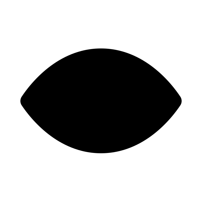 Broken icon with solid shape