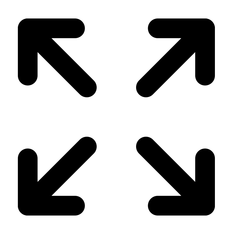 Expected icon shapes without stroke